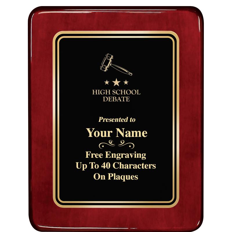 7x9 BLK MTL PLT CHATOYNT RSWD