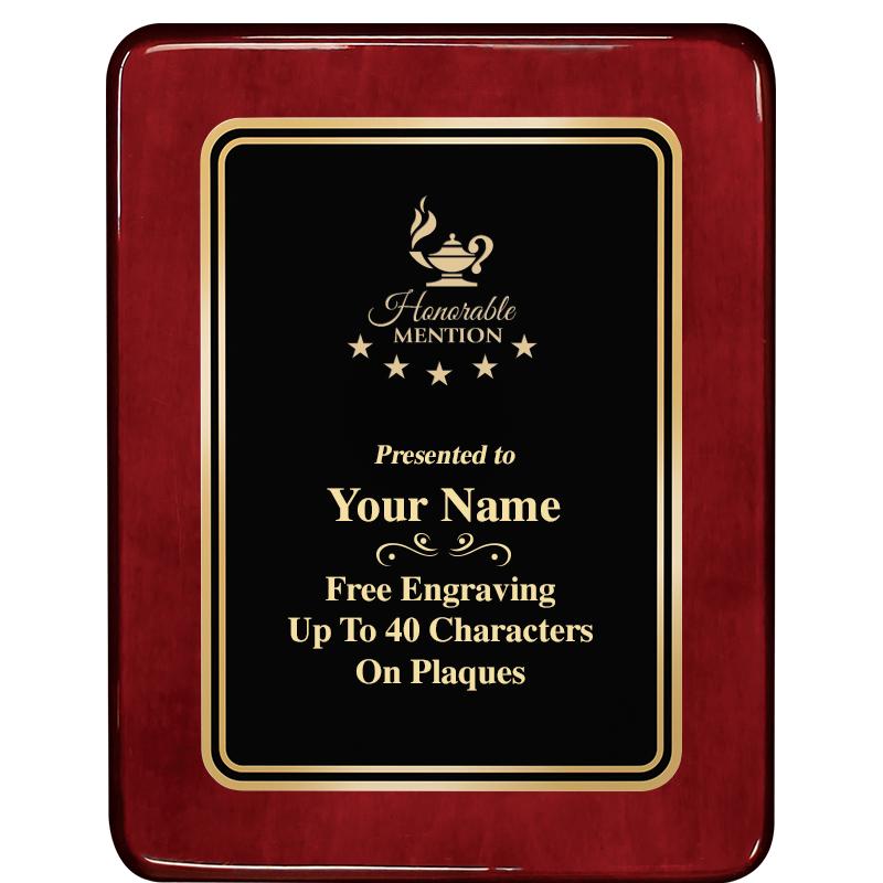 7x9 BLK MTL PLT CHATOYNT RSWD