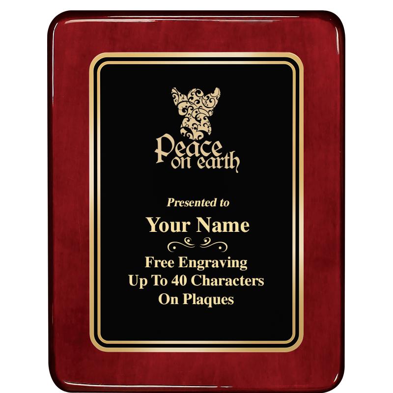 7x9 BLK MTL PLT CHATOYNT RSWD