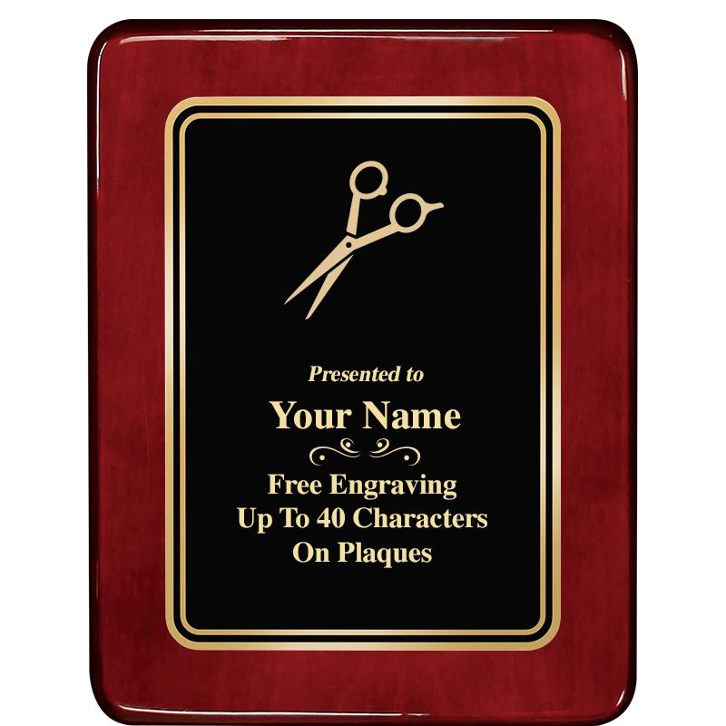 7x9 BLK MTL PLT CHATOYNT RSWD