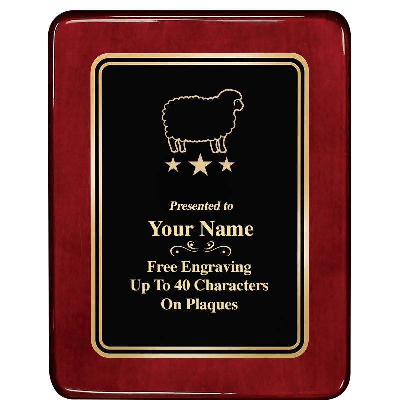 7x9 BLK MTL PLT CHATOYNT RSWD