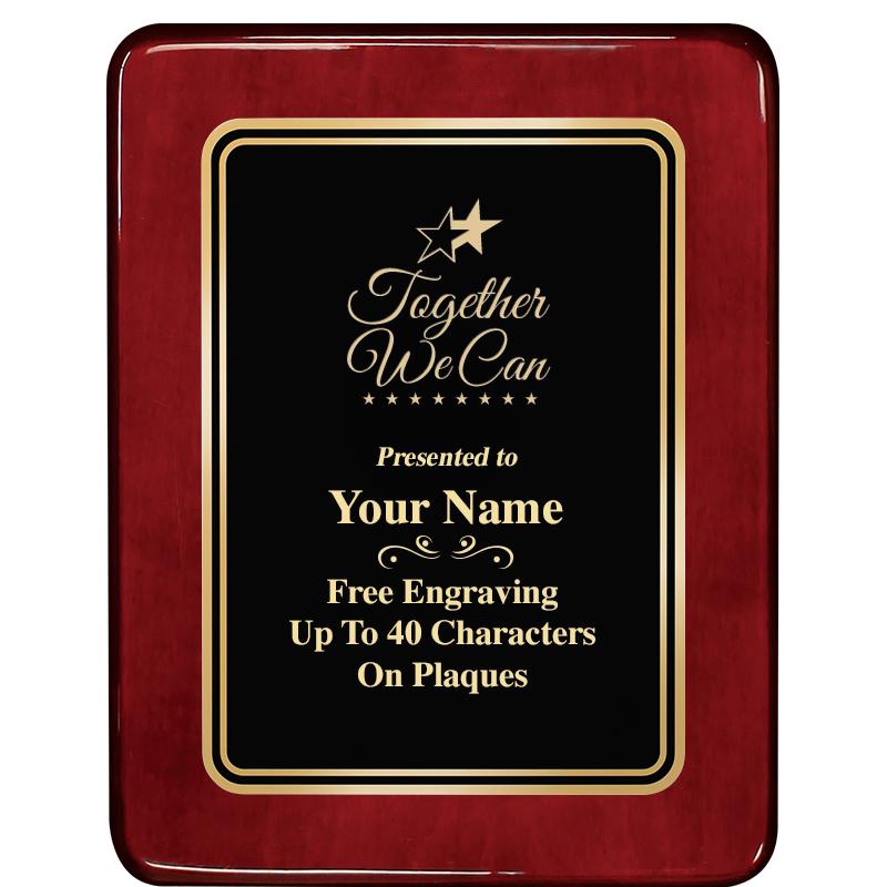 7x9 BLK MTL PLT CHATOYNT RSWD