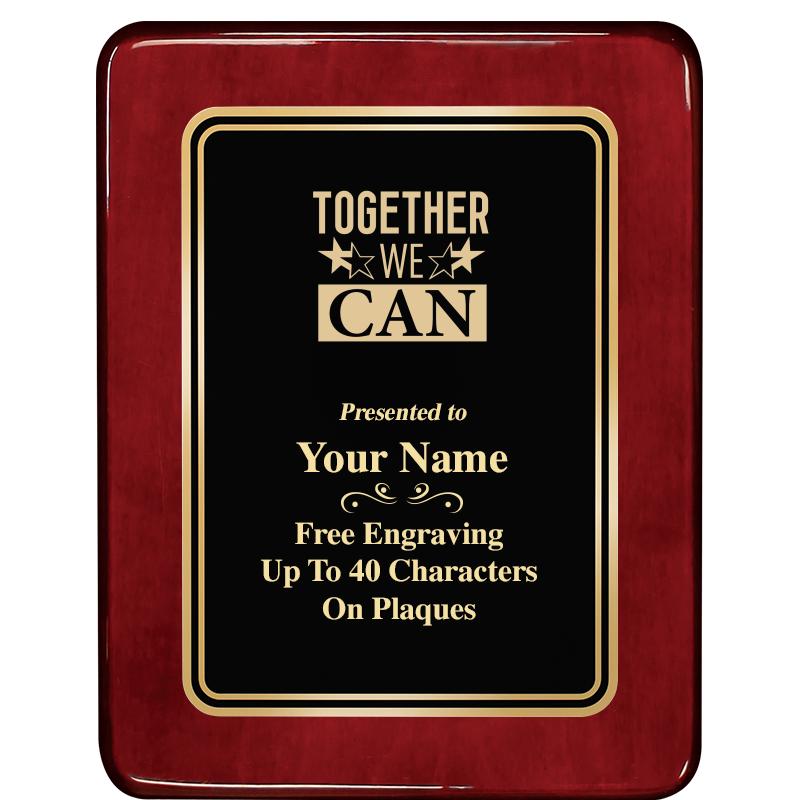 7x9 BLK MTL PLT CHATOYNT RSWD