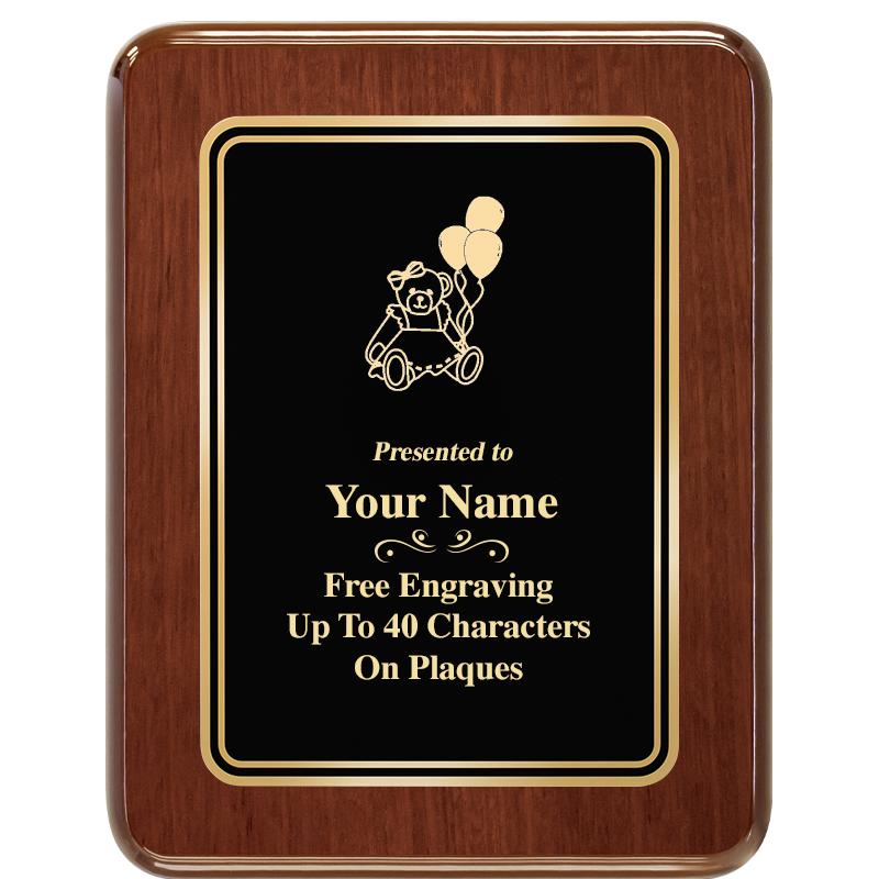 7X9 BLK MTL PLT CHATOYANT WLNT