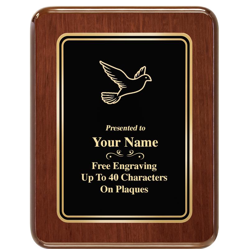 7X9 BLK MTL PLT CHATOYANT WLNT