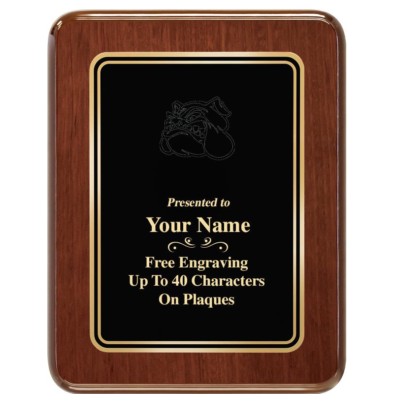 7X9 BLK MTL PLT CHATOYANT WLNT