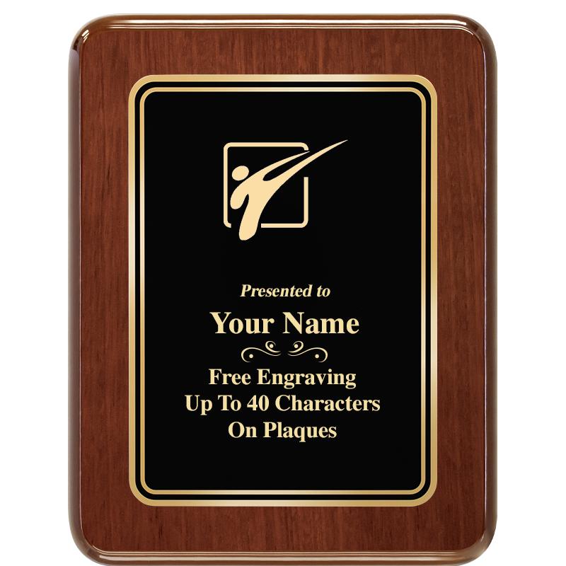 7X9 BLK MTL PLT CHATOYANT WLNT