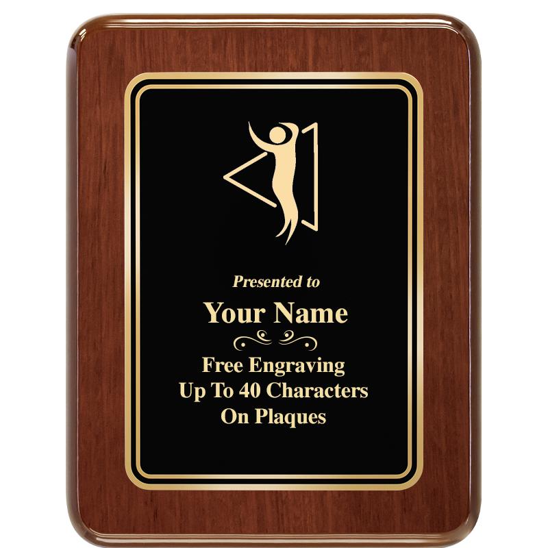 7X9 BLK MTL PLT CHATOYANT WLNT