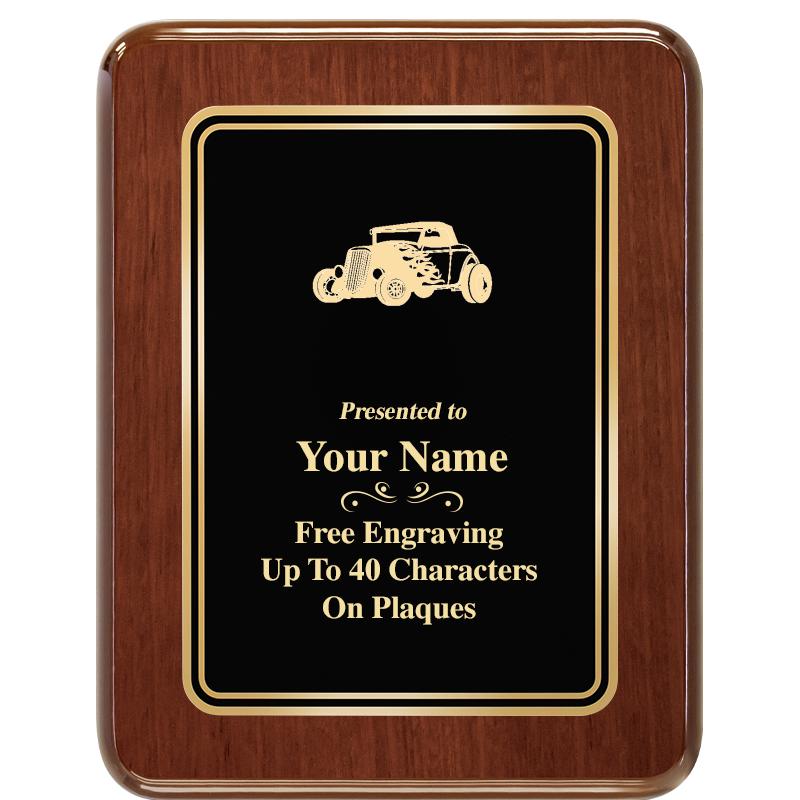 7X9 BLK MTL PLT CHATOYANT WLNT