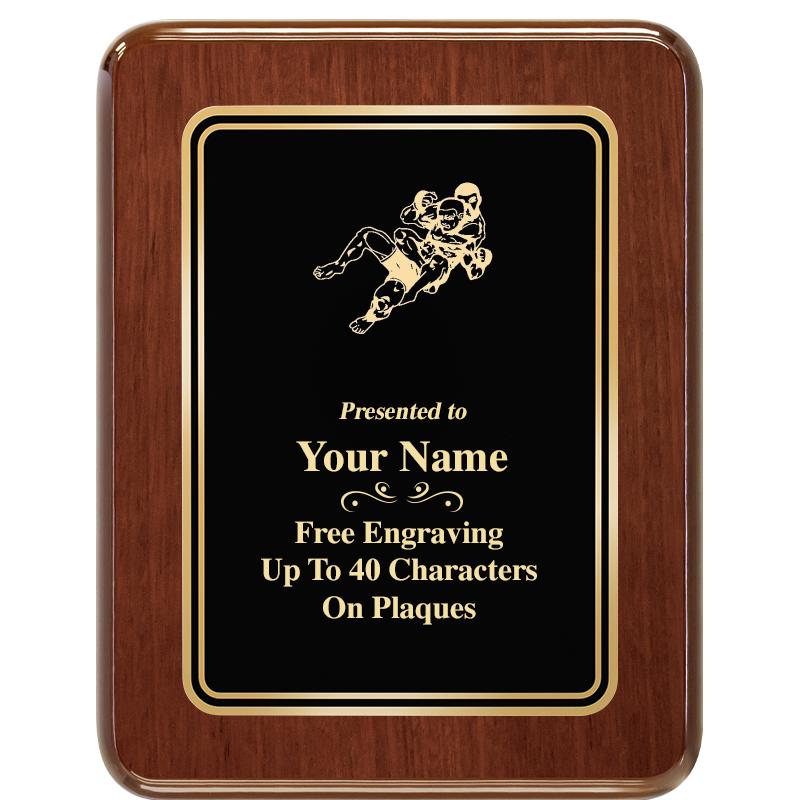 7X9 BLK MTL PLT CHATOYANT WLNT