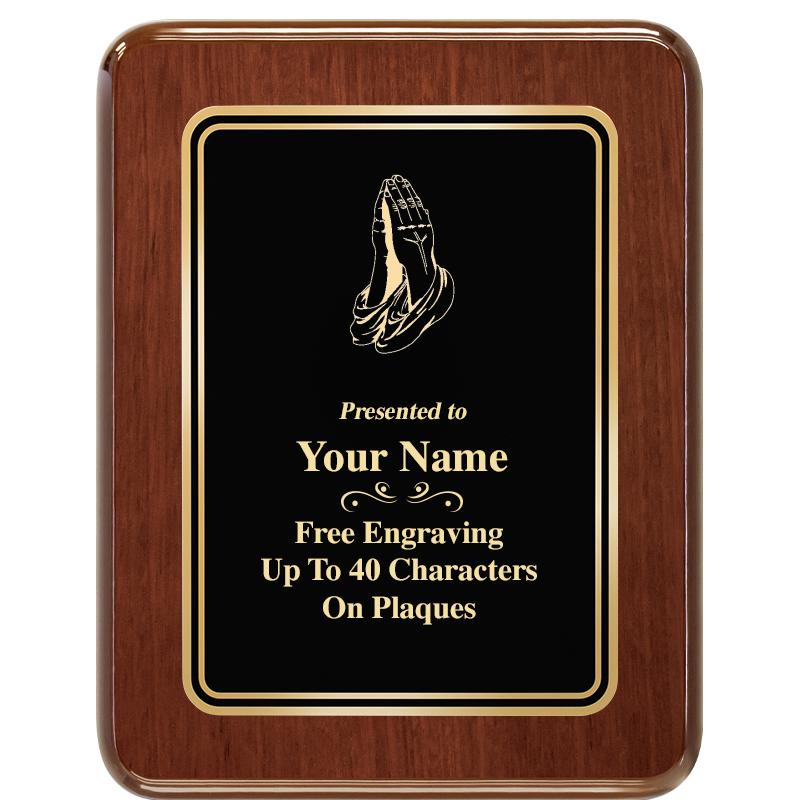 7X9 BLK MTL PLT CHATOYANT WLNT