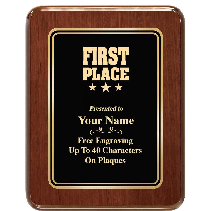 7X9 BLK MTL PLT CHATOYANT WLNT