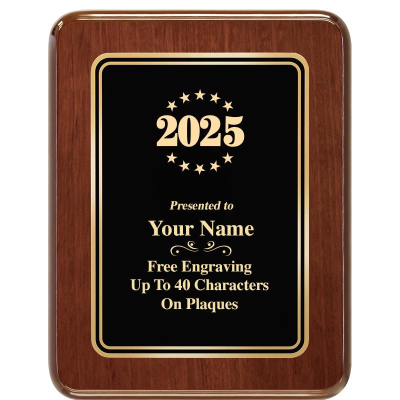 7X9 BLK MTL PLT CHATOYANT WLNT