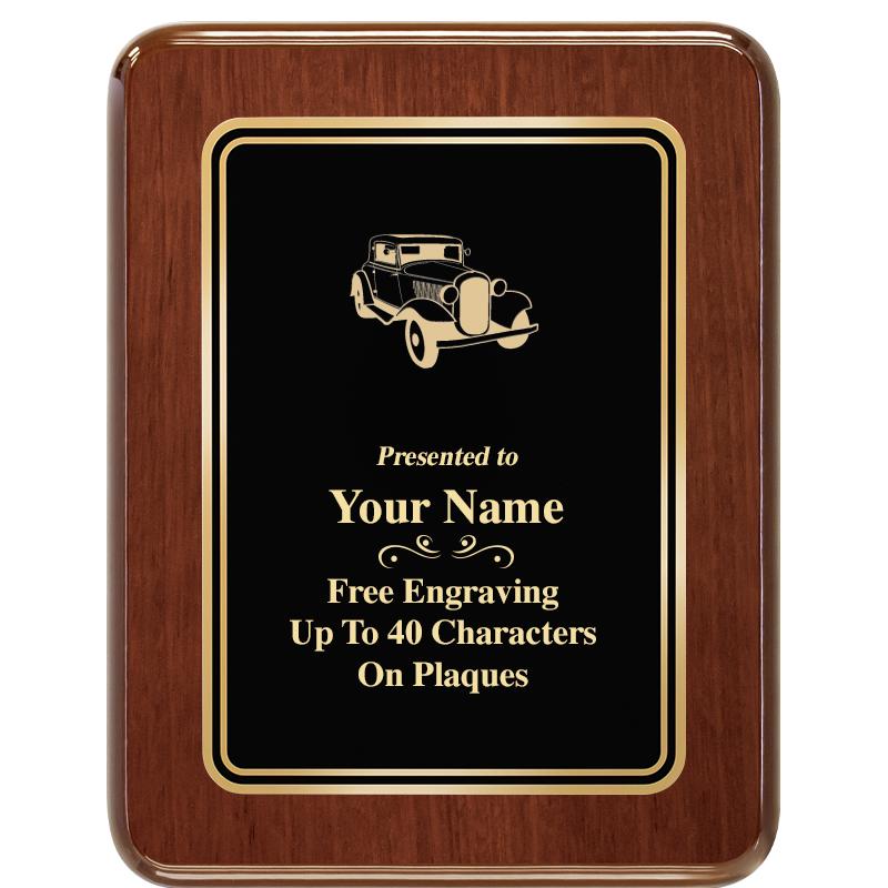 7X9 BLK MTL PLT CHATOYANT WLNT