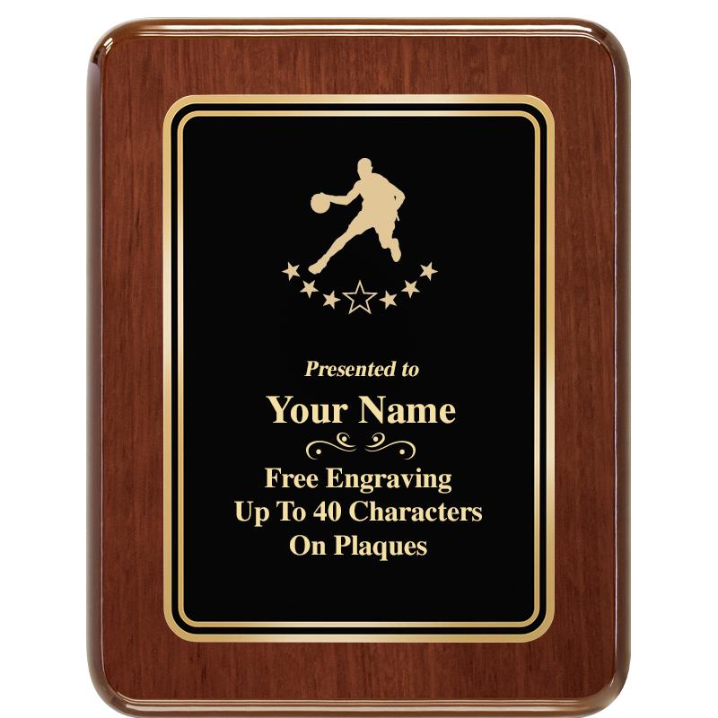 7X9 BLK MTL PLT CHATOYANT WLNT