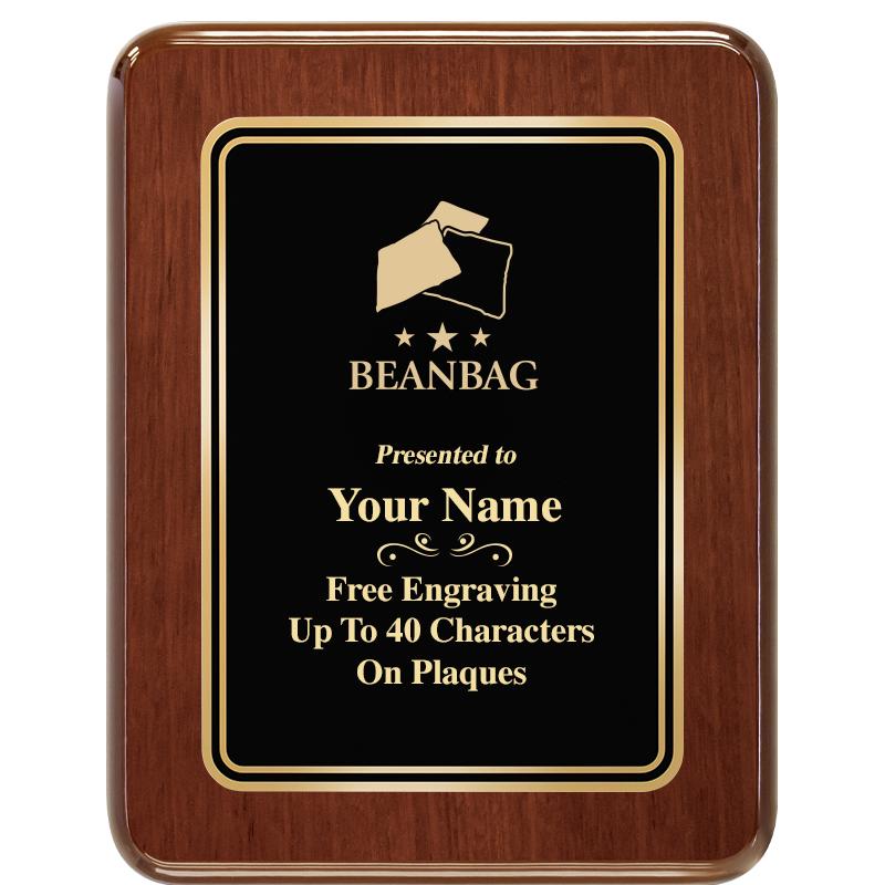 7X9 BLK MTL PLT CHATOYANT WLNT