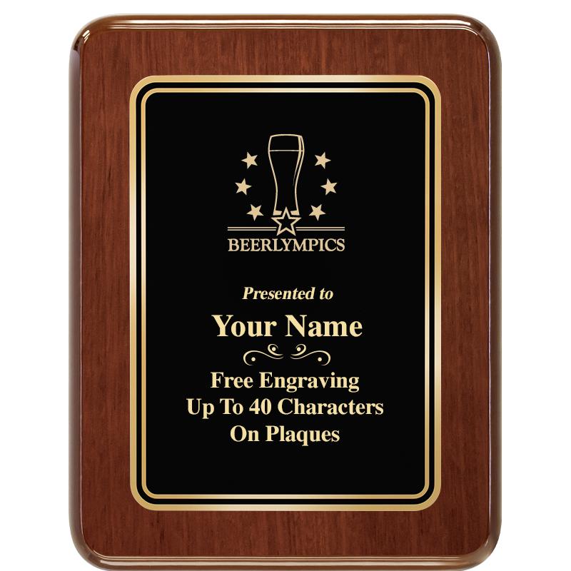 7X9 BLK MTL PLT CHATOYANT WLNT