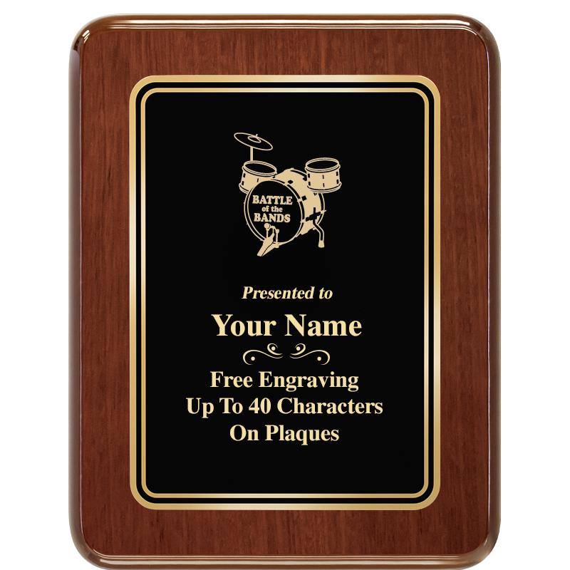 7X9 BLK MTL PLT CHATOYANT WLNT