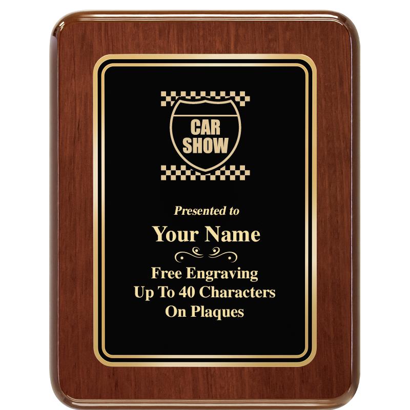 7X9 BLK MTL PLT CHATOYANT WLNT