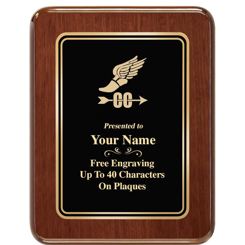 7X9 BLK MTL PLT CHATOYANT WLNT