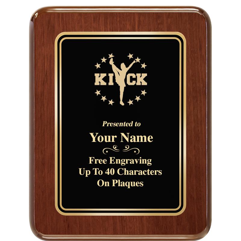 7X9 BLK MTL PLT CHATOYANT WLNT