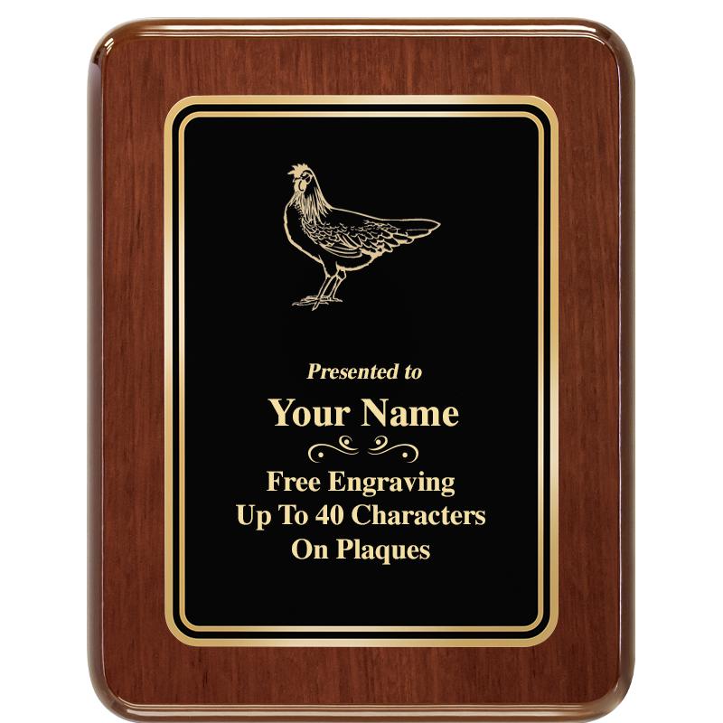 7X9 BLK MTL PLT CHATOYANT WLNT