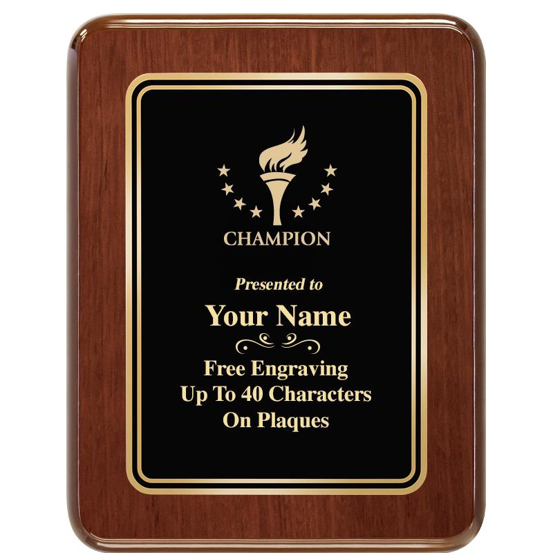 7X9 BLK MTL PLT CHATOYANT WLNT