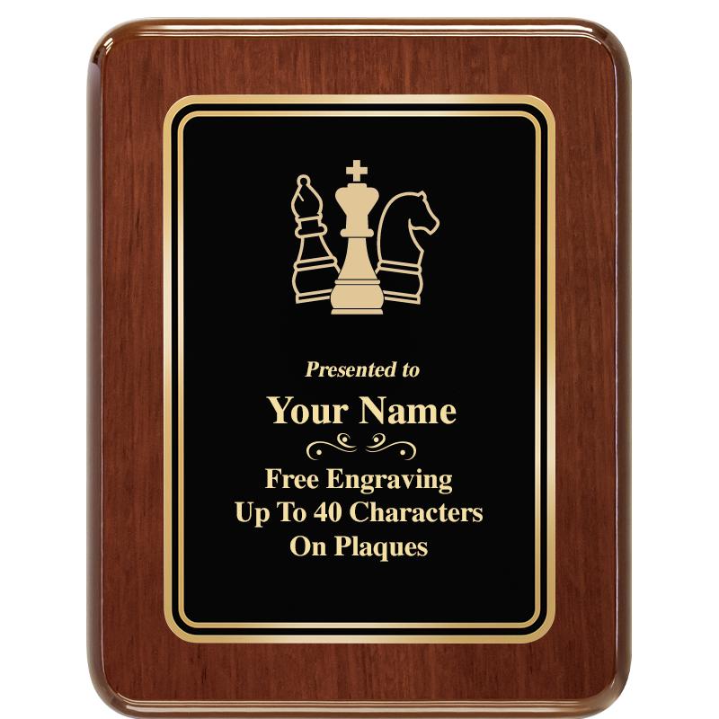 7X9 BLK MTL PLT CHATOYANT WLNT