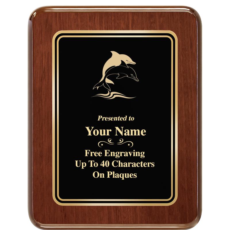 7X9 BLK MTL PLT CHATOYANT WLNT