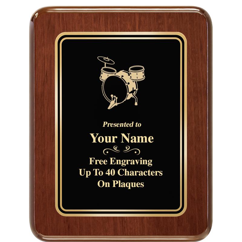 7X9 BLK MTL PLT CHATOYANT WLNT