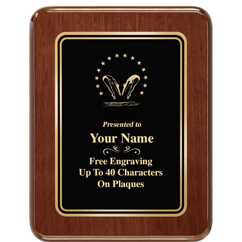 7X9 BLK MTL PLT CHATOYANT WLNT