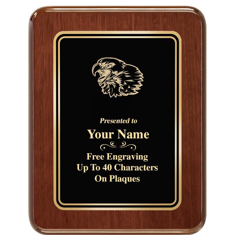 7X9 BLK MTL PLT CHATOYANT WLNT