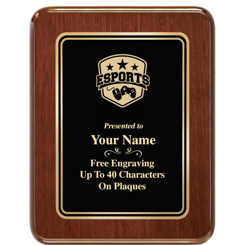 7X9 BLK MTL PLT CHATOYANT WLNT