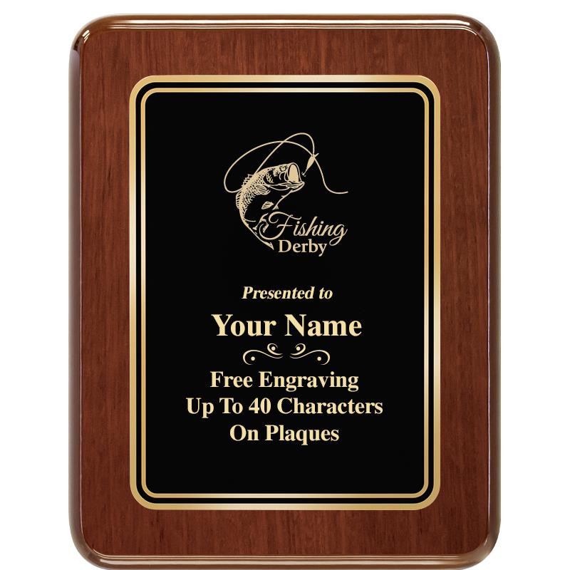 7X9 BLK MTL PLT CHATOYANT WLNT