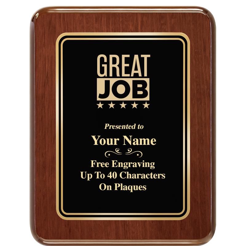 7X9 BLK MTL PLT CHATOYANT WLNT