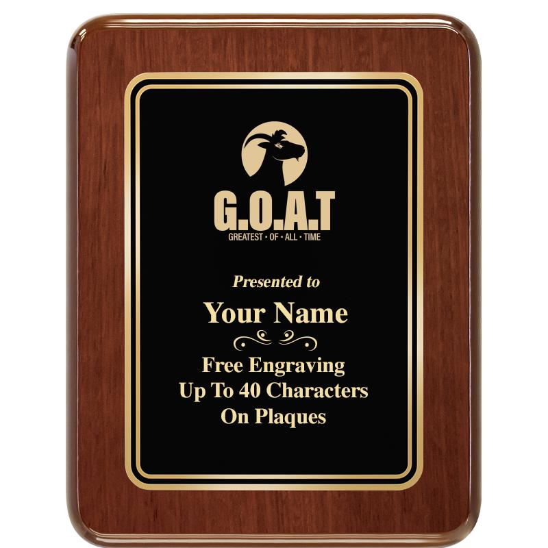 7X9 BLK MTL PLT CHATOYANT WLNT