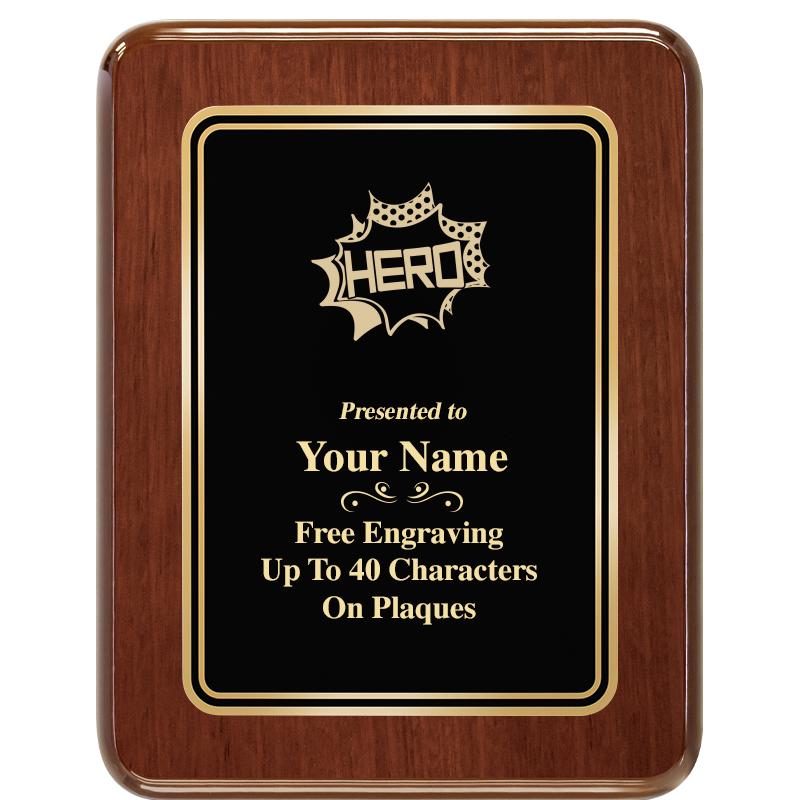 7X9 BLK MTL PLT CHATOYANT WLNT