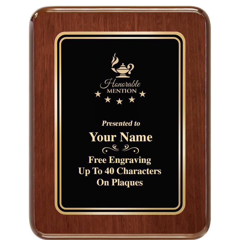 7X9 BLK MTL PLT CHATOYANT WLNT