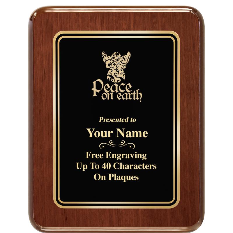 7X9 BLK MTL PLT CHATOYANT WLNT