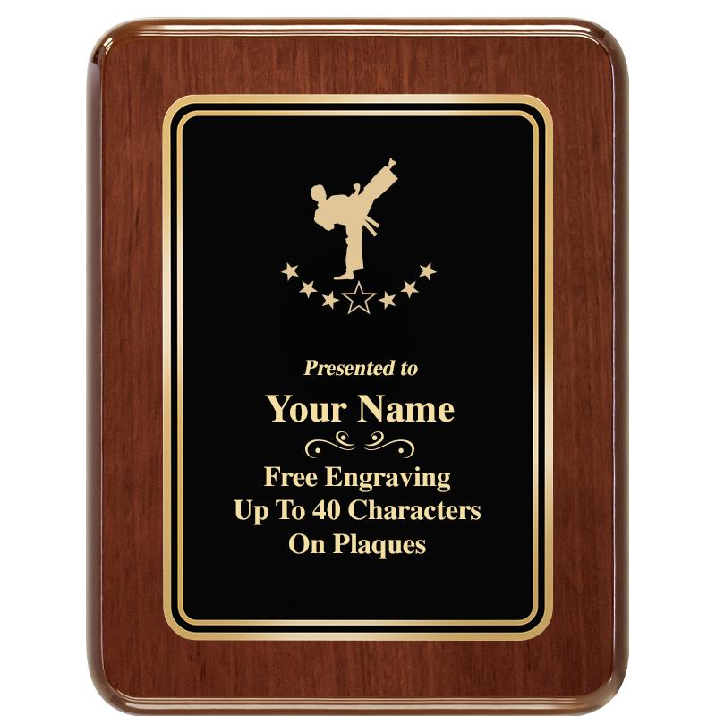 7X9 BLK MTL PLT CHATOYANT WLNT