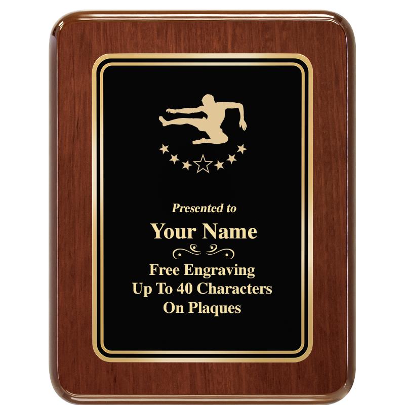 7X9 BLK MTL PLT CHATOYANT WLNT