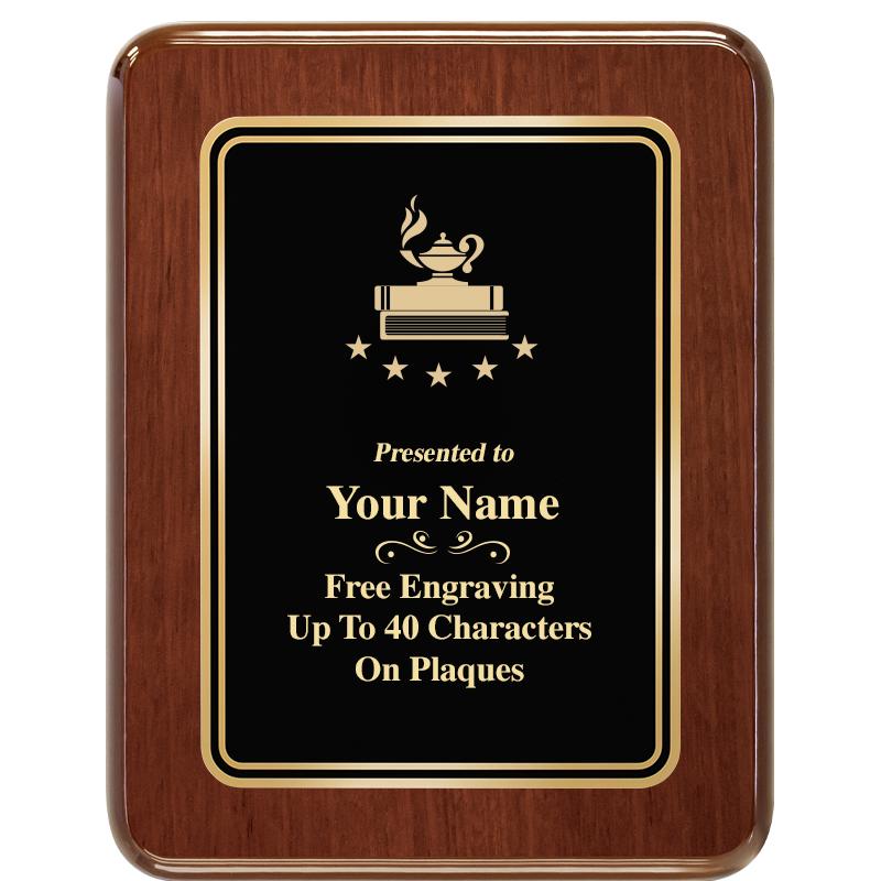 7X9 BLK MTL PLT CHATOYANT WLNT