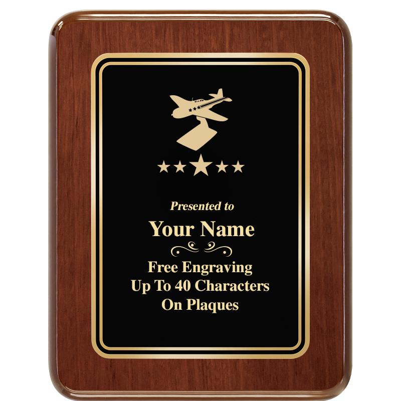 7X9 BLK MTL PLT CHATOYANT WLNT