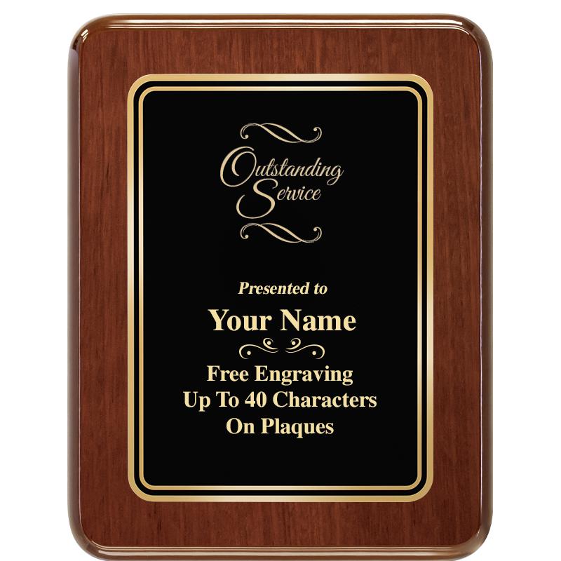 7X9 BLK MTL PLT CHATOYANT WLNT