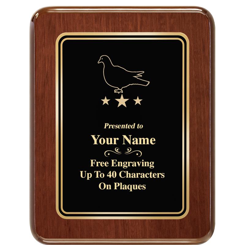 7X9 BLK MTL PLT CHATOYANT WLNT