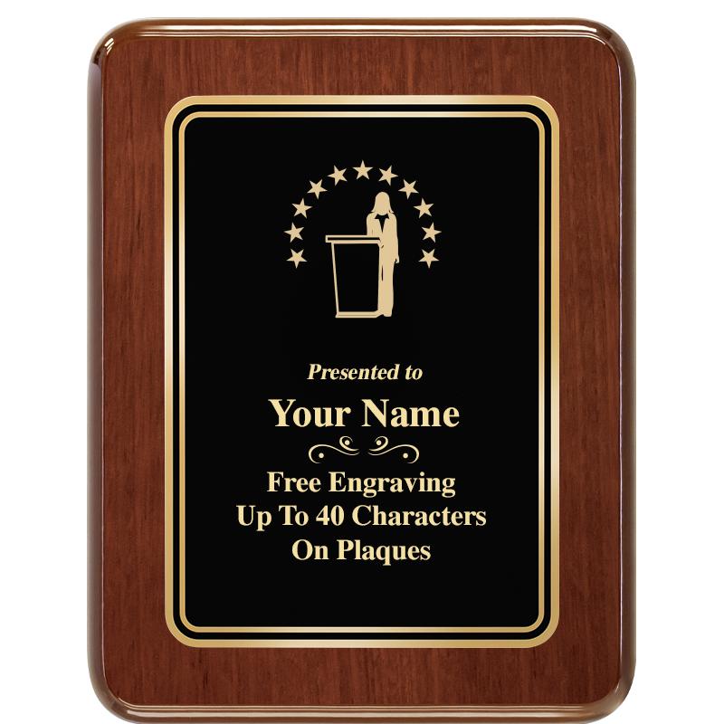 7X9 BLK MTL PLT CHATOYANT WLNT