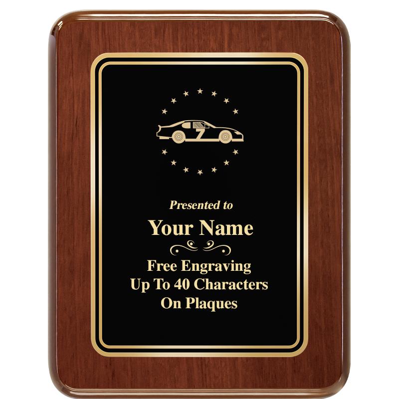 7X9 BLK MTL PLT CHATOYANT WLNT