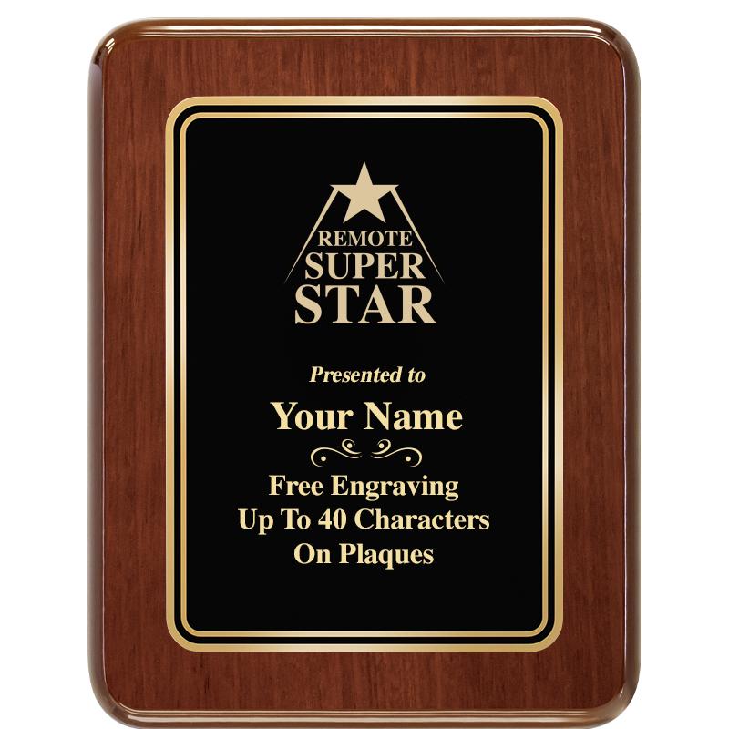 7X9 BLK MTL PLT CHATOYANT WLNT