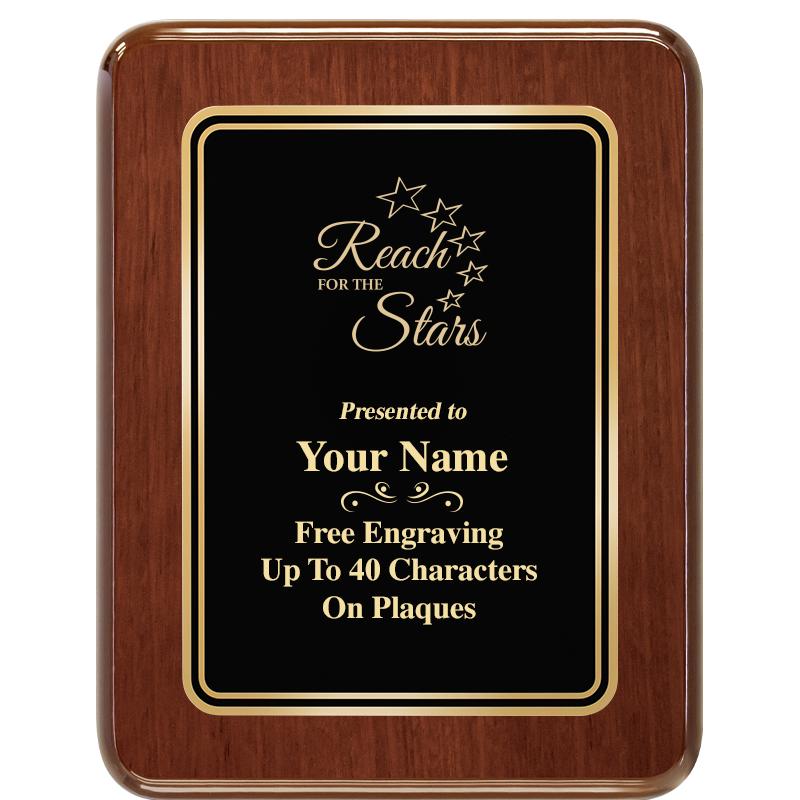 7X9 BLK MTL PLT CHATOYANT WLNT