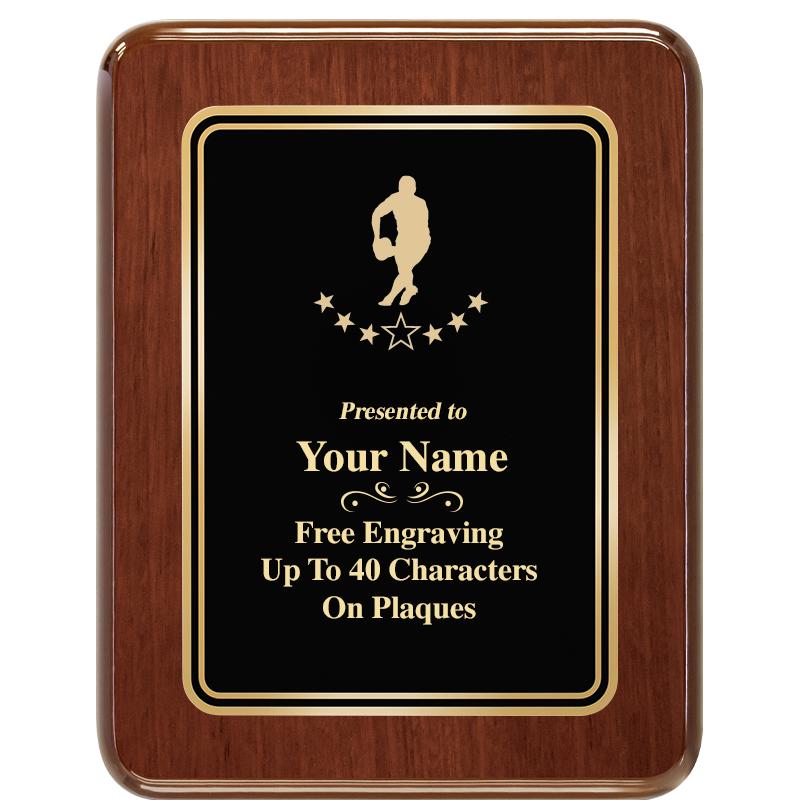 7X9 BLK MTL PLT CHATOYANT WLNT